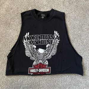 Harley Davidson distressed tank